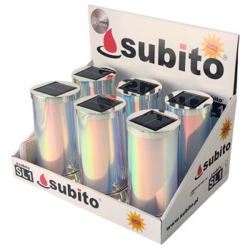 Znicz solarny Subito S083 - Opal srebrny (biały zimny)